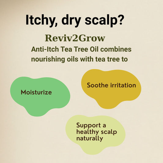 Reviv2Grow Tea Tree Oil- Anti Itch (8oz)