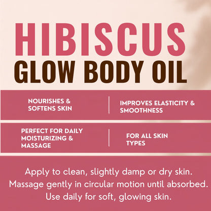 Reviv2Grow Hibiscus Glow Body Oil (8oz)