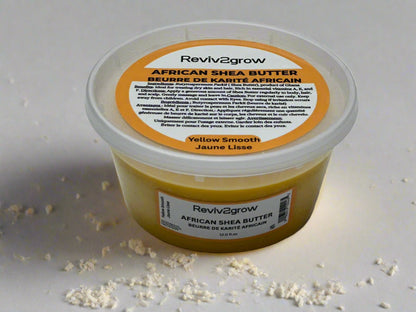 REVIV2GROW 100% Raw Unrefined African Shea Butter - Yellow (12oz), Sareya Beauty Supply Store in Calgary
