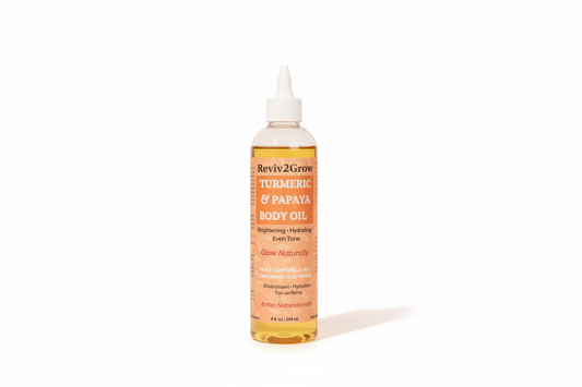 Reviv2Grow Turmeric & Papaya Body Oil(8oz)