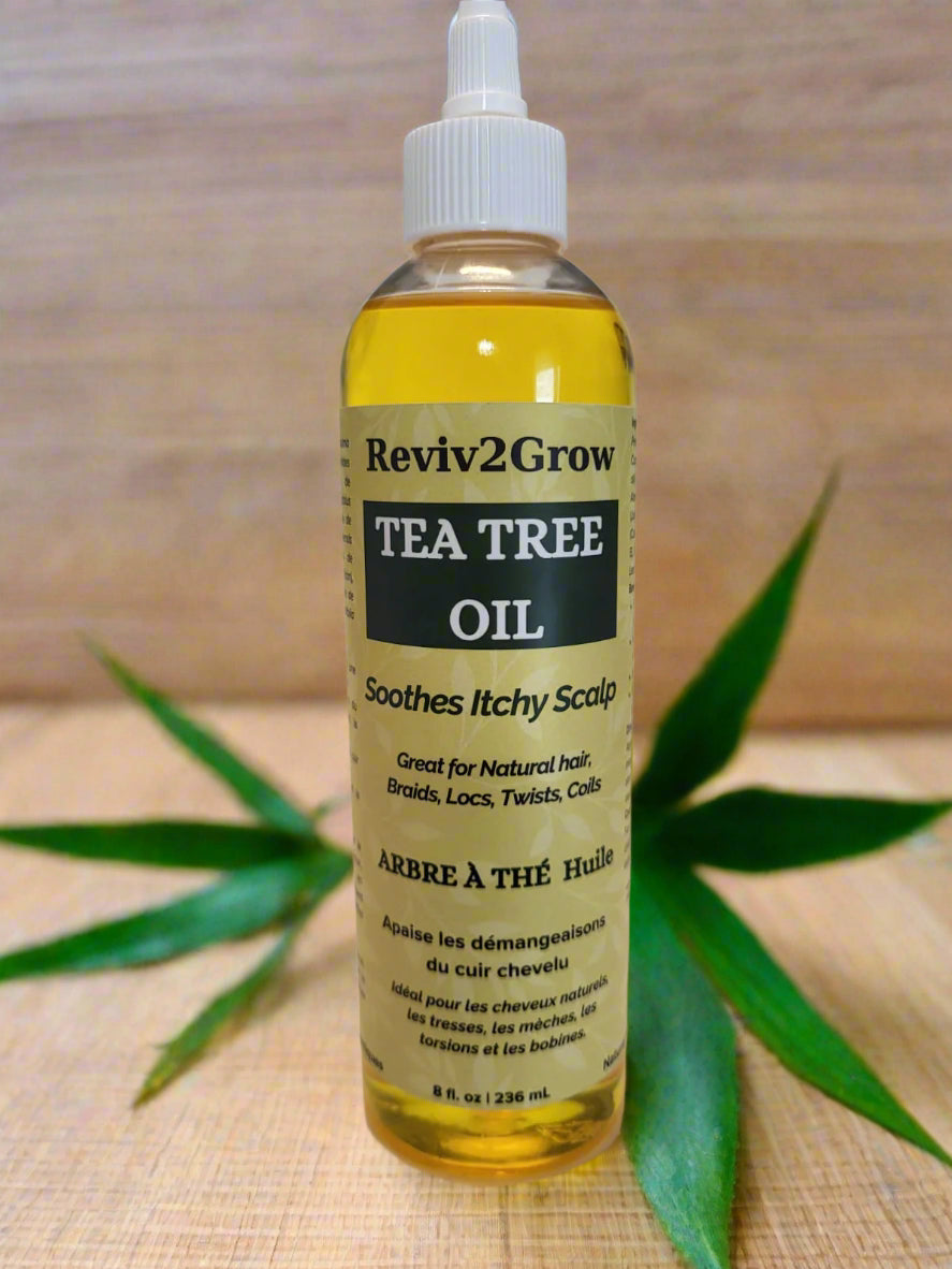 REVIV2GROW Tea Tree Oil ( 4oz), natural oils for your hair, nourish your hair , enrich your skin