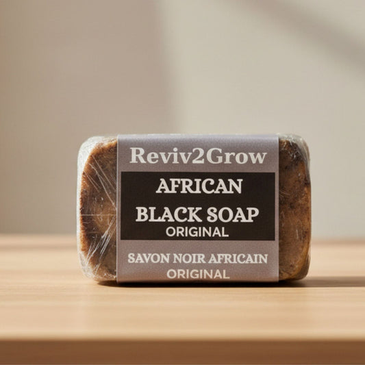 Reviv2Grow African Black Soap Original  (4.5oz)