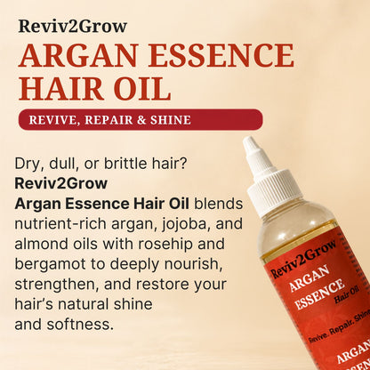 Reviv2Grow Argan Essence Hair Oil (8.0oz)