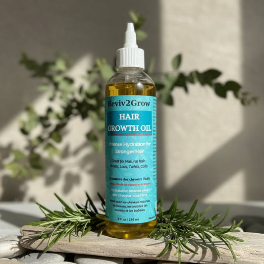 Reviv2Grow Hair Growth Oil Infused with Rosemary Oil & Biotin -8oz