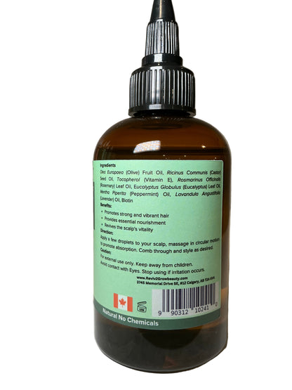 Bottle with a label on a white background