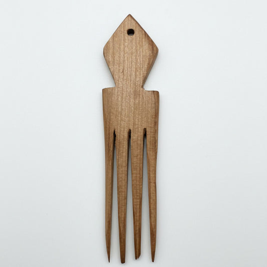 Reviv2Grow Wooden African Braiding Parting Comb