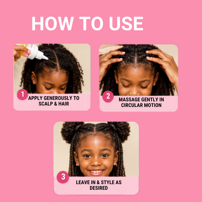 Reviv2Grow Kids Hair Growth Oil with Vitamin E (8oz)